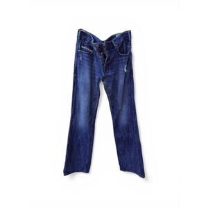 Diesel Zatiny Regular Bootcut Jeans Mens 32x32 Dark Wash USA Made